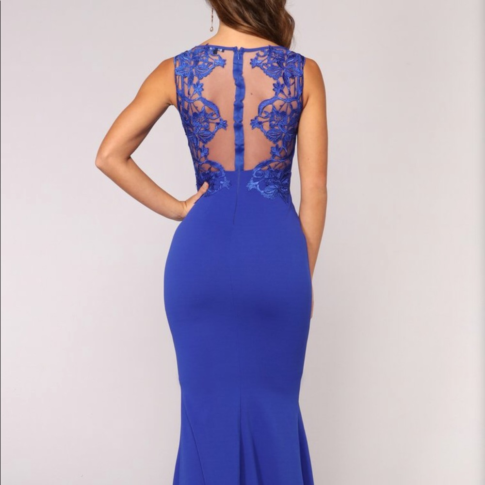 Formal royal blue gown